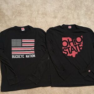 Ohio State Buckeye Nation Black Long Sleeve Shirt